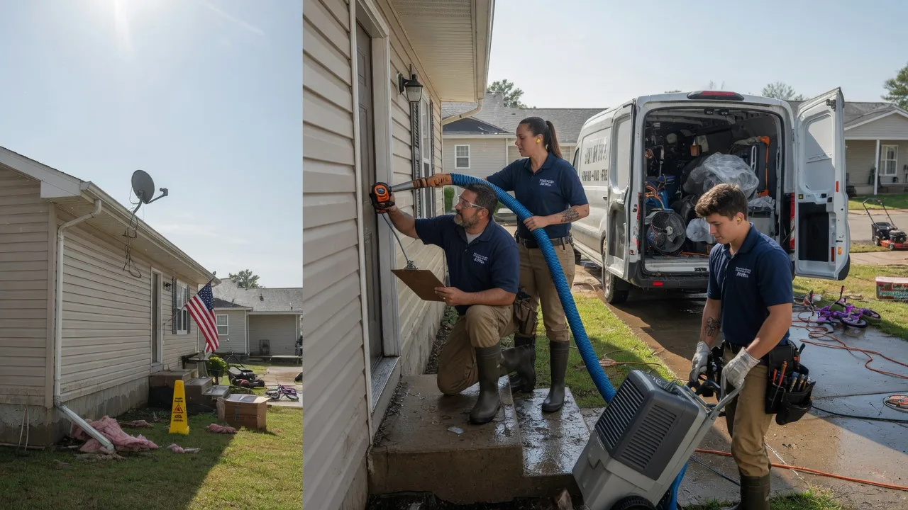 Ceiling Water Damage Restoration in Fenton, MI near me